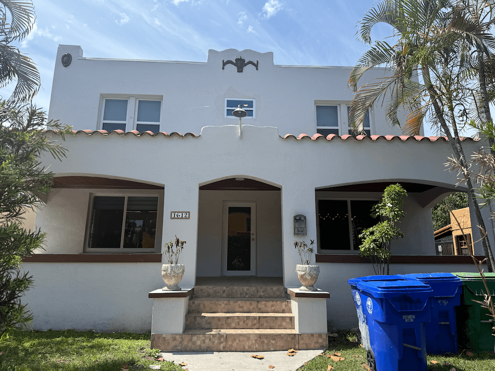 The actual Miami AirBNB - 6 bedroom rental where the system was built